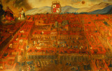 Painting of Cusco earthquake 1650