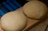 pizza dough rising