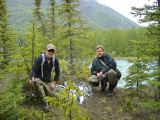 Chad And Myself With Our First Salmon Of The Year