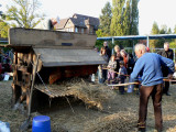 Very old 	thresher