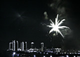 Fireworks over Ft Worth, TX.