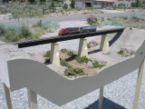 two of my models on Tom Troddens Abo Canyon brigde #3 module