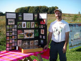 Tom at the ecology table