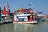 Fishermen's boat at Laem Pak Bia