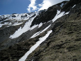 Mount Kuro, with first snow at c 2800 m