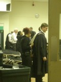 Getting Robed before the Ceremony (12/19)