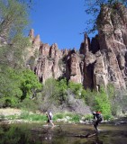 Gila river middle fork- Martina and Ted