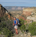Brian above Ghost Ranch, northern New Mexico