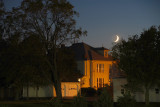 Moon & Old Peery Home