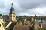 Sarlat rooftops with Saint Sacerdos cathedral
