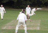 Bowler rests his blisters