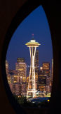 Space Needle Framed