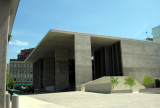 Side view of the museum