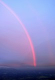 rainbows at sunset