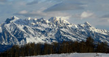 snow covered Teton