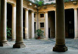 columns in the entrance