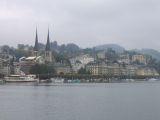 Luzern lake and the Hofkirche