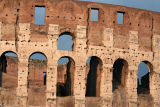 Colosseum at dusk, from Arch