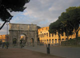 Rome photos:  Arch of Constantine & Colosseum visits