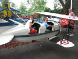 Noah and Sarah plane ride at Kennywood