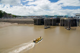 Approaching the lock gates