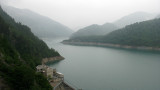 Reservoir beyond the dam