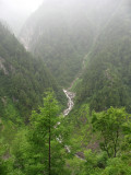 Stream running down the mountains