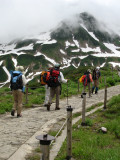 Kitted-out Japanese hikers