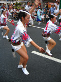Leading group of Bon dancers