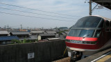 Meitetsu Panorama train at Utsumi station