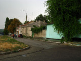 Empty street in an old residential quarter