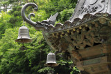 Bells hung from a copper lantern, Oku-no-in
