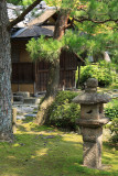 Stone lantern and tea house, Shimizu-en