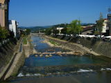 Morning over the Miya-gawa