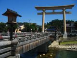 Torii on the Miyamae-bashi