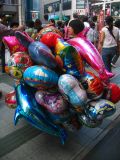 Selling festival balloons