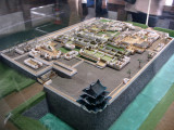 Scale model of the former Honmaru (minus roofs)