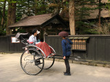 Rickshaw out front of Ishiguro-ke