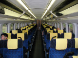 Interior of the Akita Shinkansen