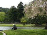 Having a rest in Kyūkanjizaiō-in Teien