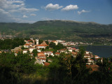 Old town of Ohrid from above