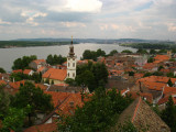 View over Zemun and the Danube from Gardo