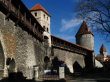 City walls along Gmnasiumi