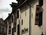 Banners outside the Olde Hansa