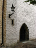 Lantern and gated entrance in Toompea