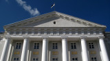 Classical facade of Tartu University