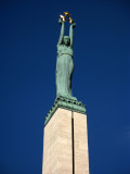 Statue atop the Freedom Monument