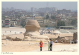The back of the neck of the Sphinx