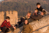 Whitten and Ingham Kids On Top of the Castle - Alhambra, Granada