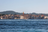 Saint Tropez vue de la mer